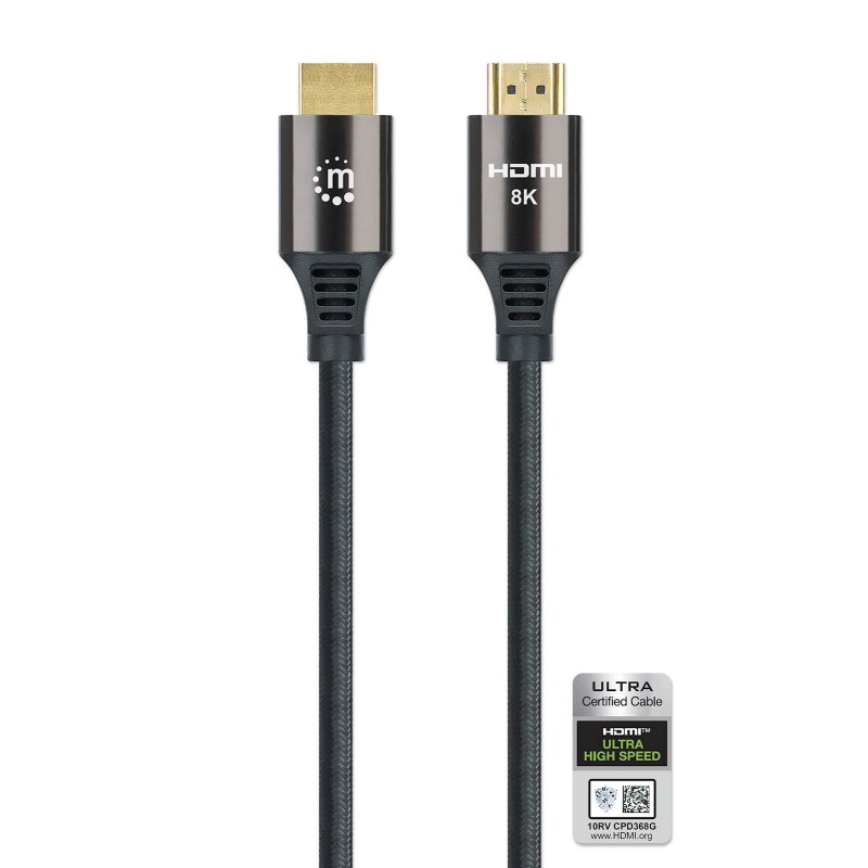 Kabel Manhattan High Speed HDMI (M/M), 8K, z Ethernetom, 3m