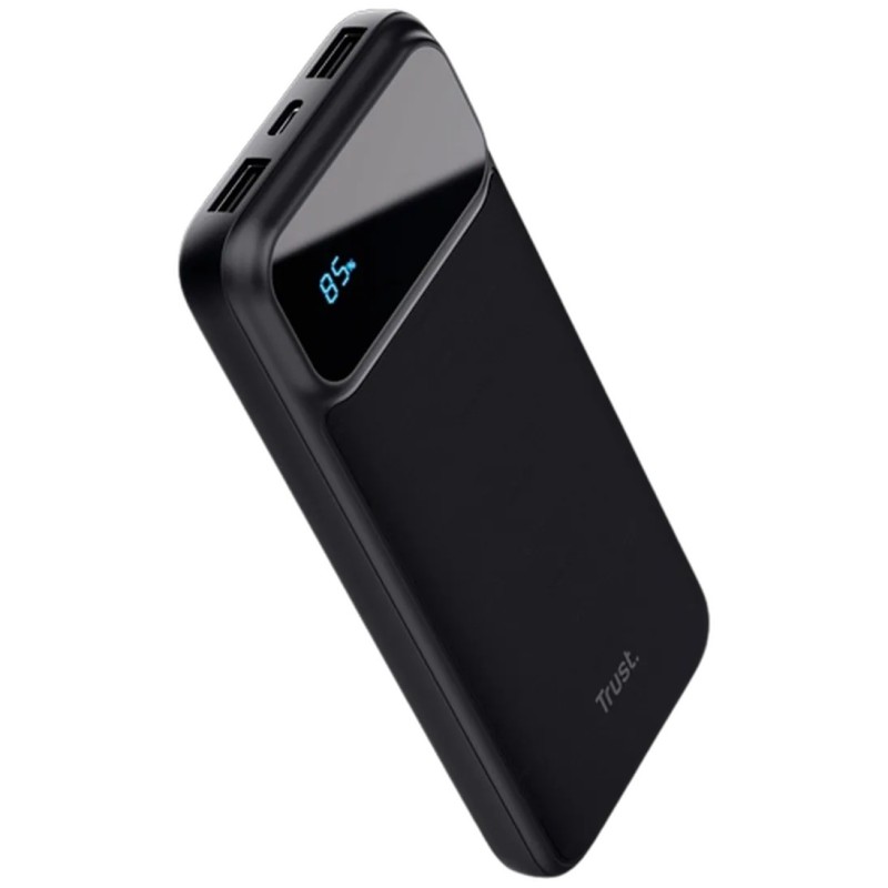 Prenosna baterija Powerbank Trust Avala, 10.000mAh, črna