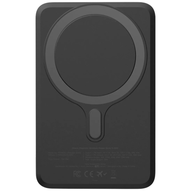 Prenosna baterija Powerbank Xtorm Magnetic Wireless, 5.000mAh, črna