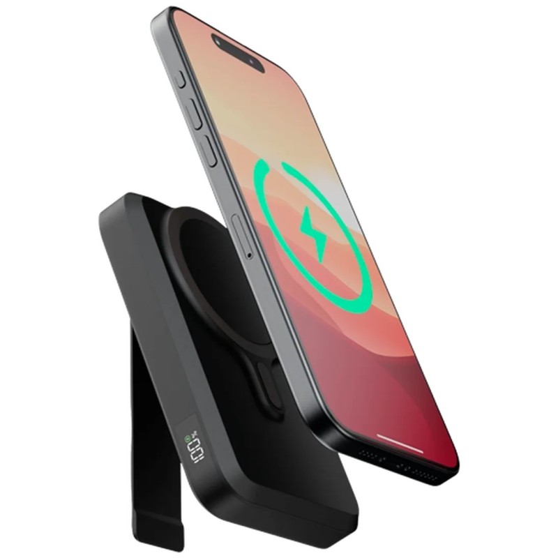Prenosna baterija Powerbank Xtorm Magnetic Wireless, 10.000mAh, črna