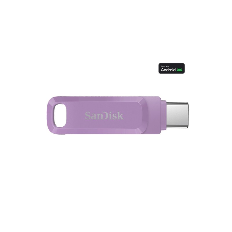 USB kjuč 2TB SanDisk Ultra Dual Drive Go, USB-C 3.0, vijoličen