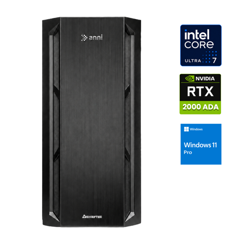 Delovna postaja ANNI Advanced U7 265K / RTX 2000 Ada / 32 GB / 1 TB / W11P