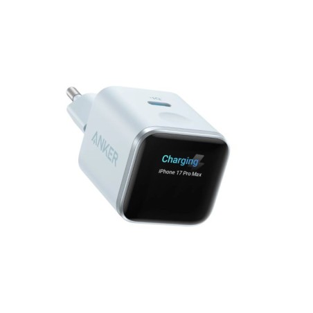 Polnilec Anker Nano, 45W, Smart Display, moder