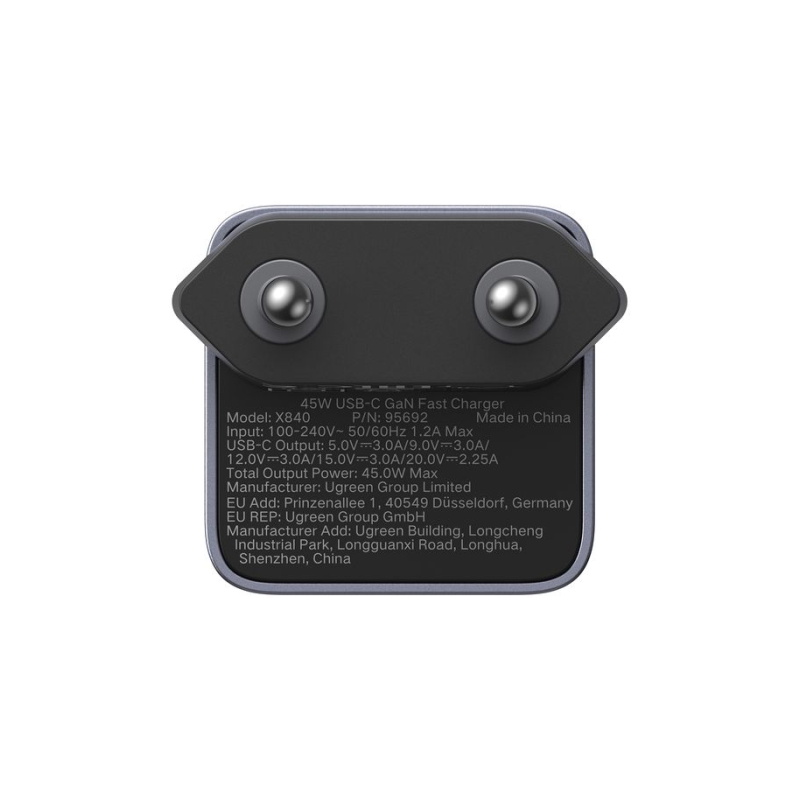 Polnilec Ugreen Nexode USB-C, 45 W, GaN, PD 3.0