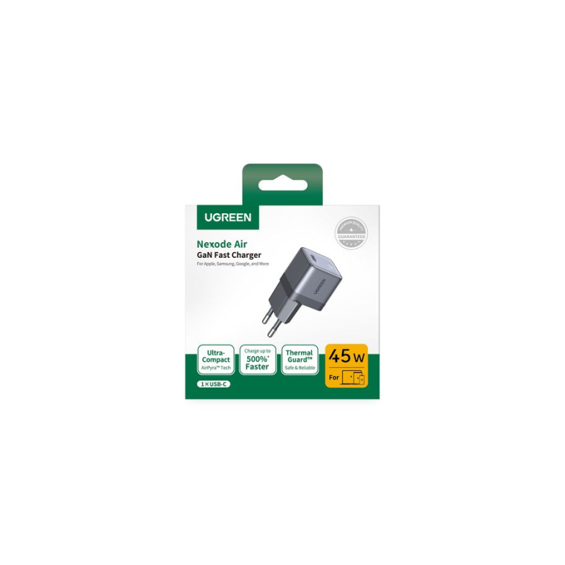 Polnilec Ugreen Nexode USB-C, 45 W, GaN, PD 3.0