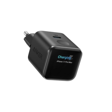 Polnilec Anker Nano, 45W, Smart Display, črn