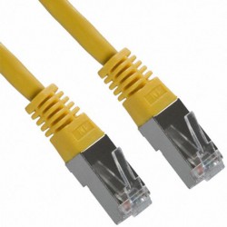 Priključni kabel za mrežo Cat6 S/FTP 0.5m Digitus rumen