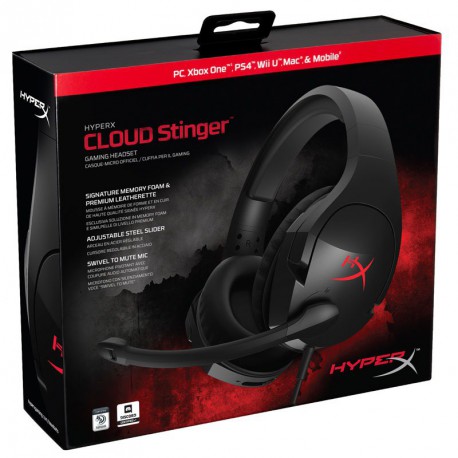 Slušalke Kingston HyperX Cloud Stinger Gaming, črne