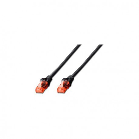 Priključni kabel za mrežo Cat6 S/FTP 0.5m črn