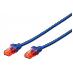 Priključni kabel za mrežo Cat6 S/FTP 0.5m Digitus moder