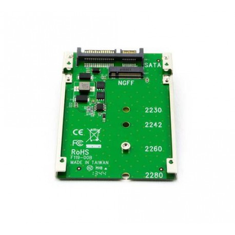 Adapter SSD, iz M.2 v 2.5" SATA, 7mm, Lycom