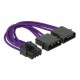 Adapter DC 2xMolex M - 8pin za grafične kartice PCI-express 0,15m Delock