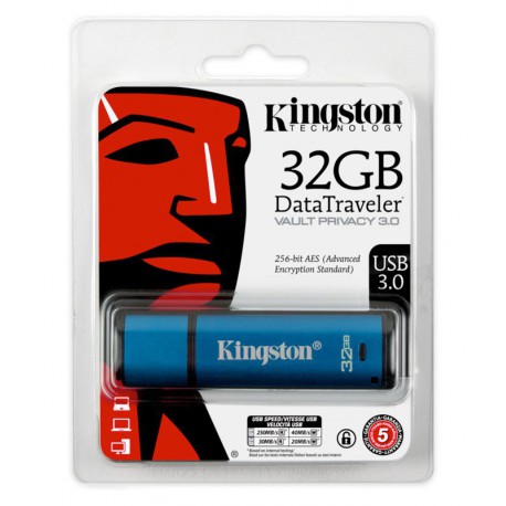 USB 3.0 ključek 32GB Kingston DataTraveler Vault Privacy, DTVP30/32GB