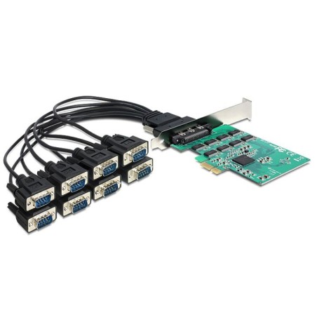 Kartica PCI Express Serijska 8xRS232 Delock + Low Profile 921K