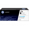 Toner HP 17A, črn, 1600 strani, CF217A