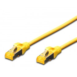 Priključni kabel za mrežo Cat6A sFTP 5m rumen