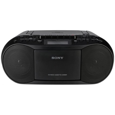 Boombox z CD in kasetofonom Sony CFDS70B, črn