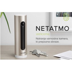 Pametna brezžična nadzorna kamera Netatmo Welcome notranja