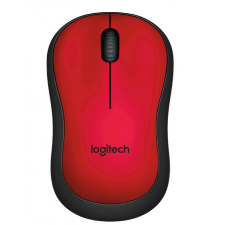 Miška brezžična optična Logitech M220 silent, rdeča