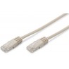 Priključni kabel za mrežo Cat5e UTP 0.5m siv