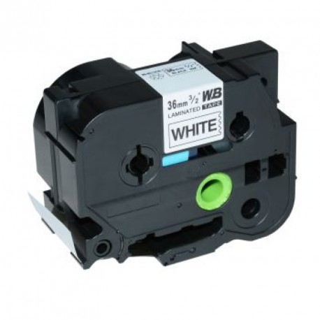 Brother TZE-261, bel/črn, trak za PT 36mm, TZE261