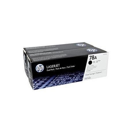 Toner HP CE278AD (78A) dvojno pakiranje, črn