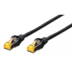 Kabel SFTP CAT.6A 3m črn Digitus LSOH