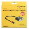 DisplayPort mini-HDMI adapter aktivni 4K 60Hz Delock