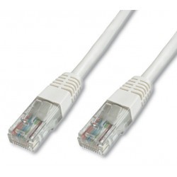Priključni kabel za mrežo Cat5e UTP 0.5m bel