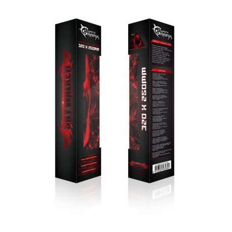 Podloga za miško WHITE SHARK MP-1699 SKYWALKER črno/rdeča