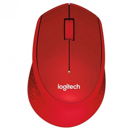 Miška brezžična LOGITECH M330 Silent PLUS rdeča