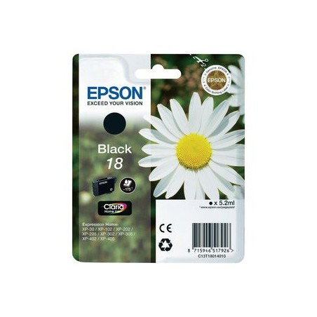 Črnilo Epson C13T1801401, črno