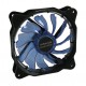 Ventilator za ohišje 120 mm LC-POWER AiRazor LC-CF-120-TUBE-B, moder LED