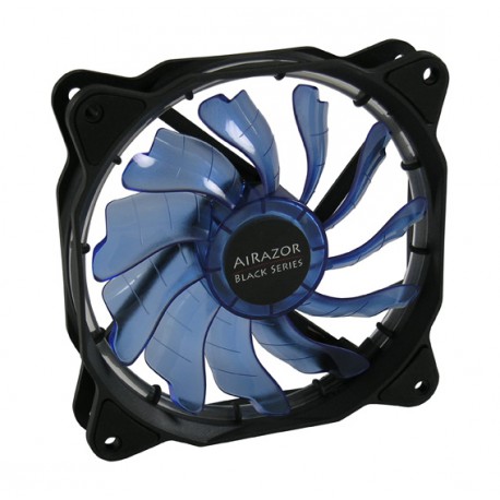 Ventilator za ohišje 120 mm LC-POWER AiRazor LC-CF-120-TUBE-B, moder LED