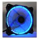 Ventilator za ohišje 120 mm LC-POWER AiRazor LC-CF-120-TUBE-B, moder LED