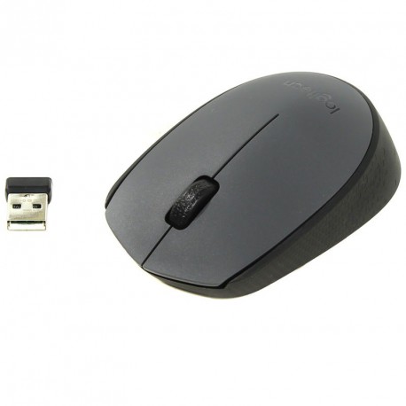 Miška brezžična optična Logitech M170, siva