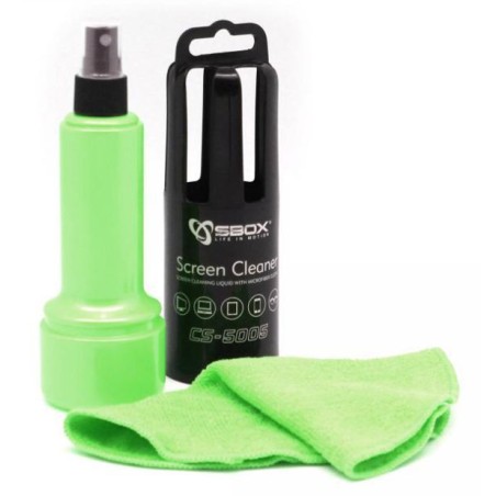 Čistilni set za LCD ekran SBOX CS-5005 zelen
