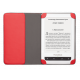 Ovitek PocketBook Dots rdeč/siv 6, za model Basic2, TouchLux3