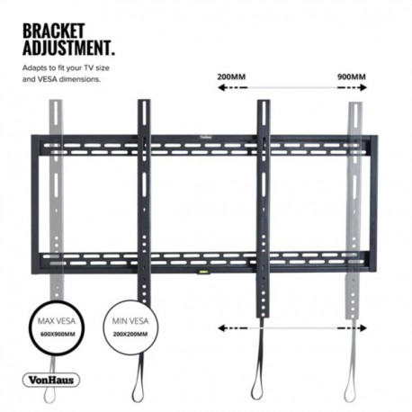 Stenski nosilec za TV 60-100 do 100kg, VonHaus 05/092