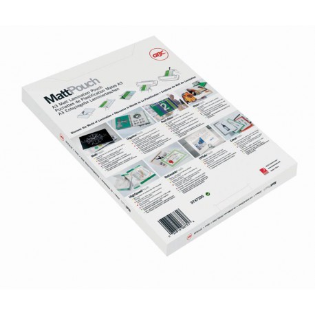 GBC Žepki A4, 216x303 mm, mat 100mic, 100kos za plastificiranje