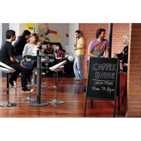 Tabla Bi-Office 60 x 90 cm, črna za pisanje s kredo