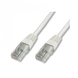 Priključni kabel za mrežo Cat5e UTP 5m bel