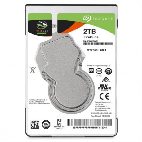 Trdi disk 2.5 Seagate FireCuda 2TB 5400 6,35cm 128Mb, ST2000LX001