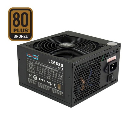 Napajalnik 650W LC-POWER Super Silent LC6650 V2.3 80Plus Bronze
