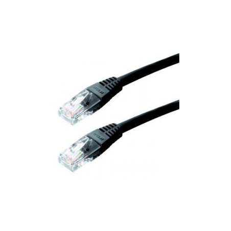 Priključni kabel za mrežo Cat6 UTP 1m črn