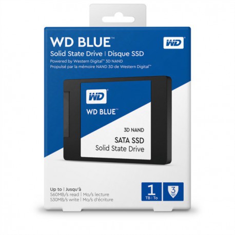 SSD disk 1TB SATA3 WD BLUE 3D NAND, WDS100T2B0A