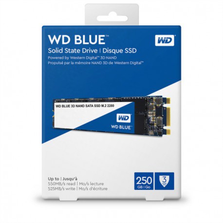 SSD disk 250GB M.2 SATA3 WD BLUE 3D NAND, WDS250G2B0B