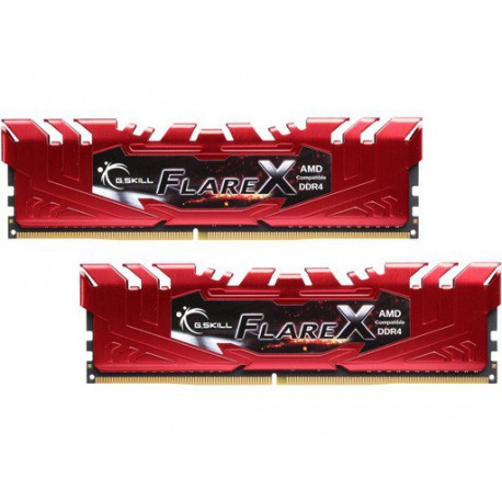 Pomnilnik DDR4 16GB (2x8GB) 2400 G.SKILL Flare X RED, F4-2400C16D-16GFXR
