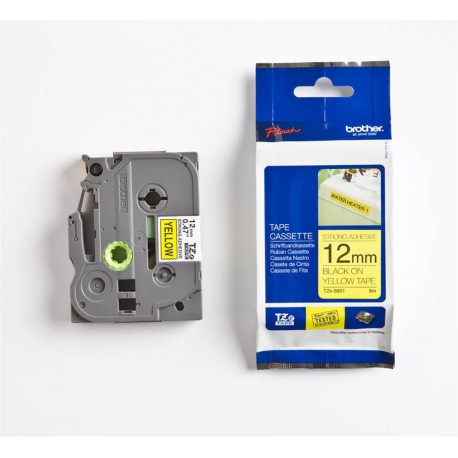 BROTHER trak PT TZES631 rumen/črn 12mm