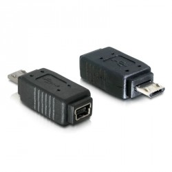 Adapter USB mini Ž - USB mikro-B M 5-pin Delock